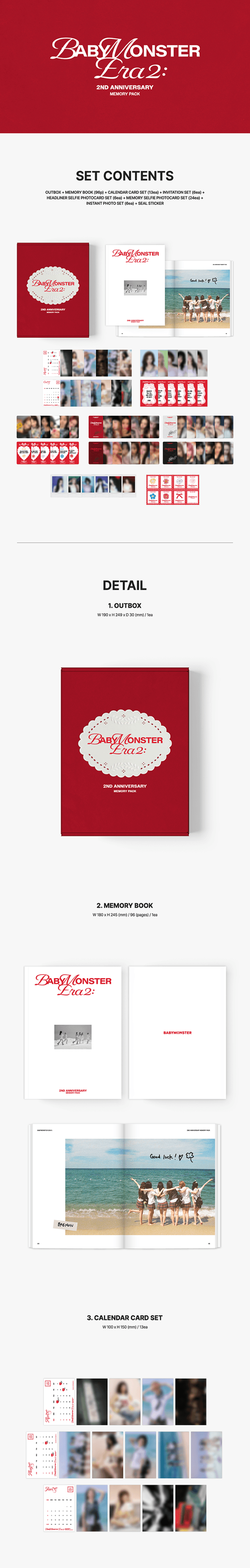 <BABYMONSTER : ERA II | BABYMONSTER 2nd Anniversary Memory Pack>