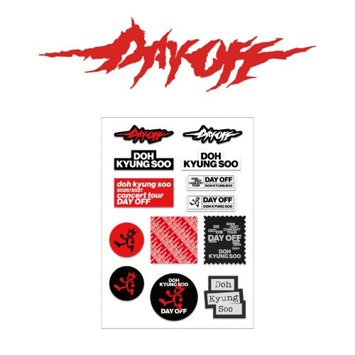 [PREORDER 24/10 CLOSED] DOH KYUNG SOO [DAY OFF] OFFICIAL MD DECO STICKER SET