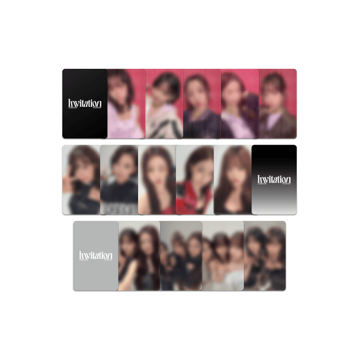 LE SSERAFIM <VR CONCERT：INVITATION> Lenticular Photocard Pack