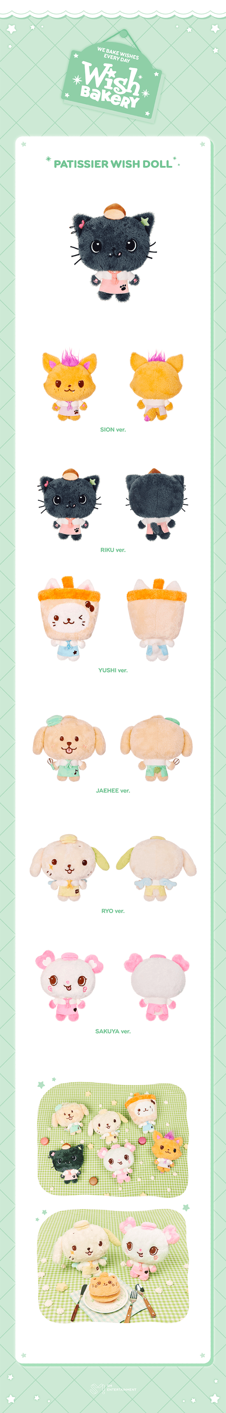 [PREORDER 1/3] NCT WISH <WISH BAKERY> POP UP OFFICIAL MD PATISSIER WISH DOLL