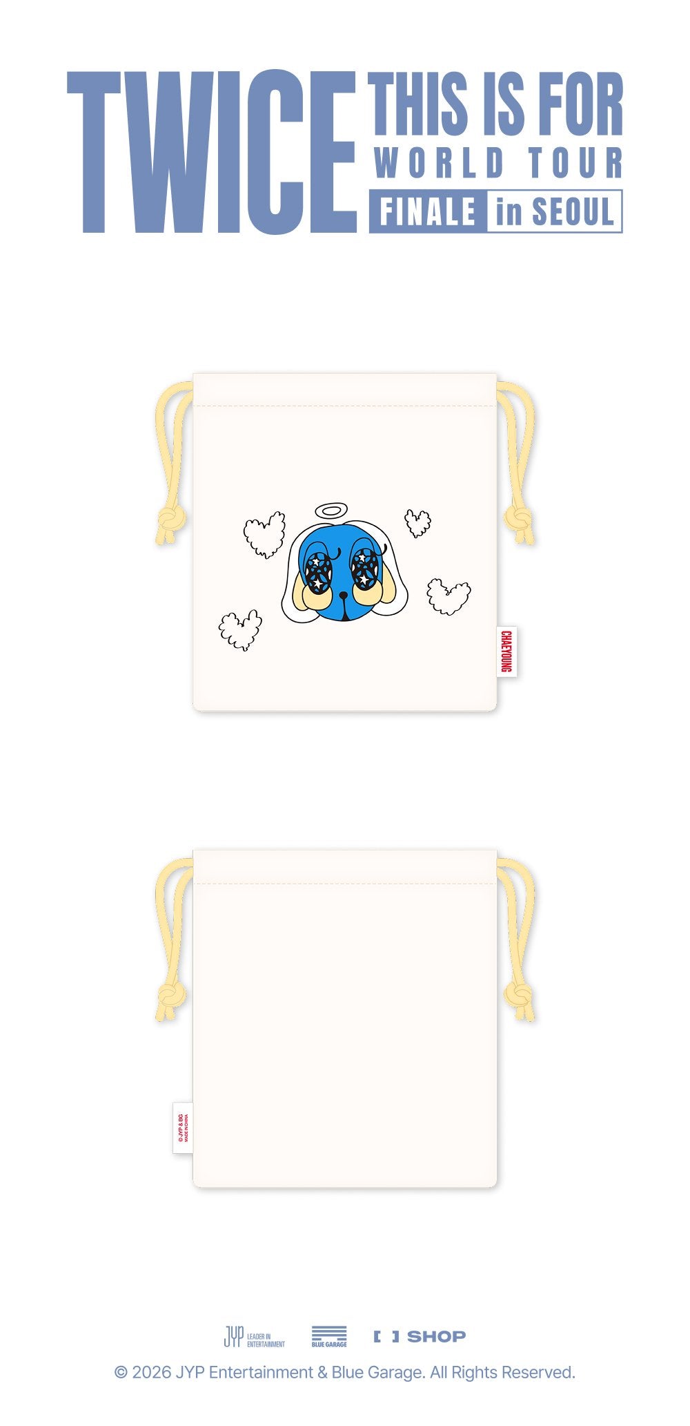 [PREORDER 25/7 CLOSED] TWICE <THIS IS FOR> WORLD TOUR FINALE CHAEYOUNG STRING POUCH (23 POINTS)