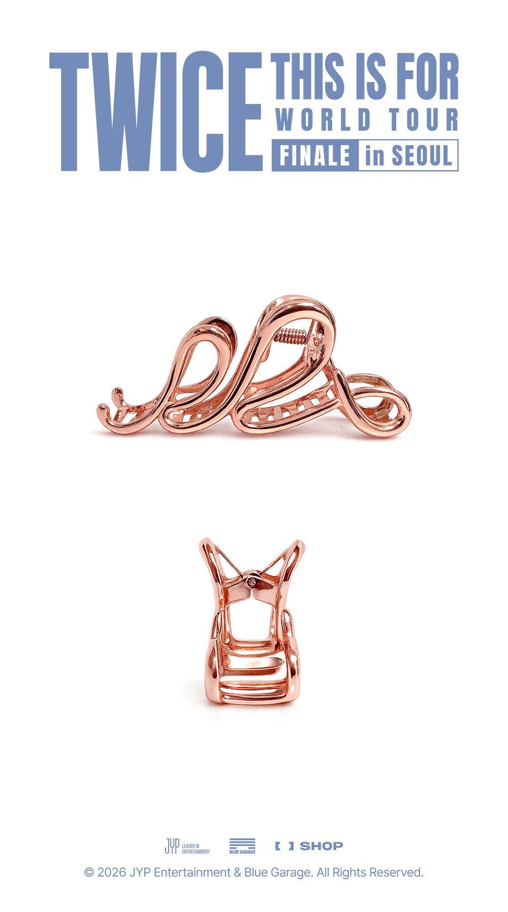 [PREORDER 25/7 CLOSED] TWICE <THIS IS FOR> WORLD TOUR FINALE MOMO HAIR CLIP (30 POINTS)
