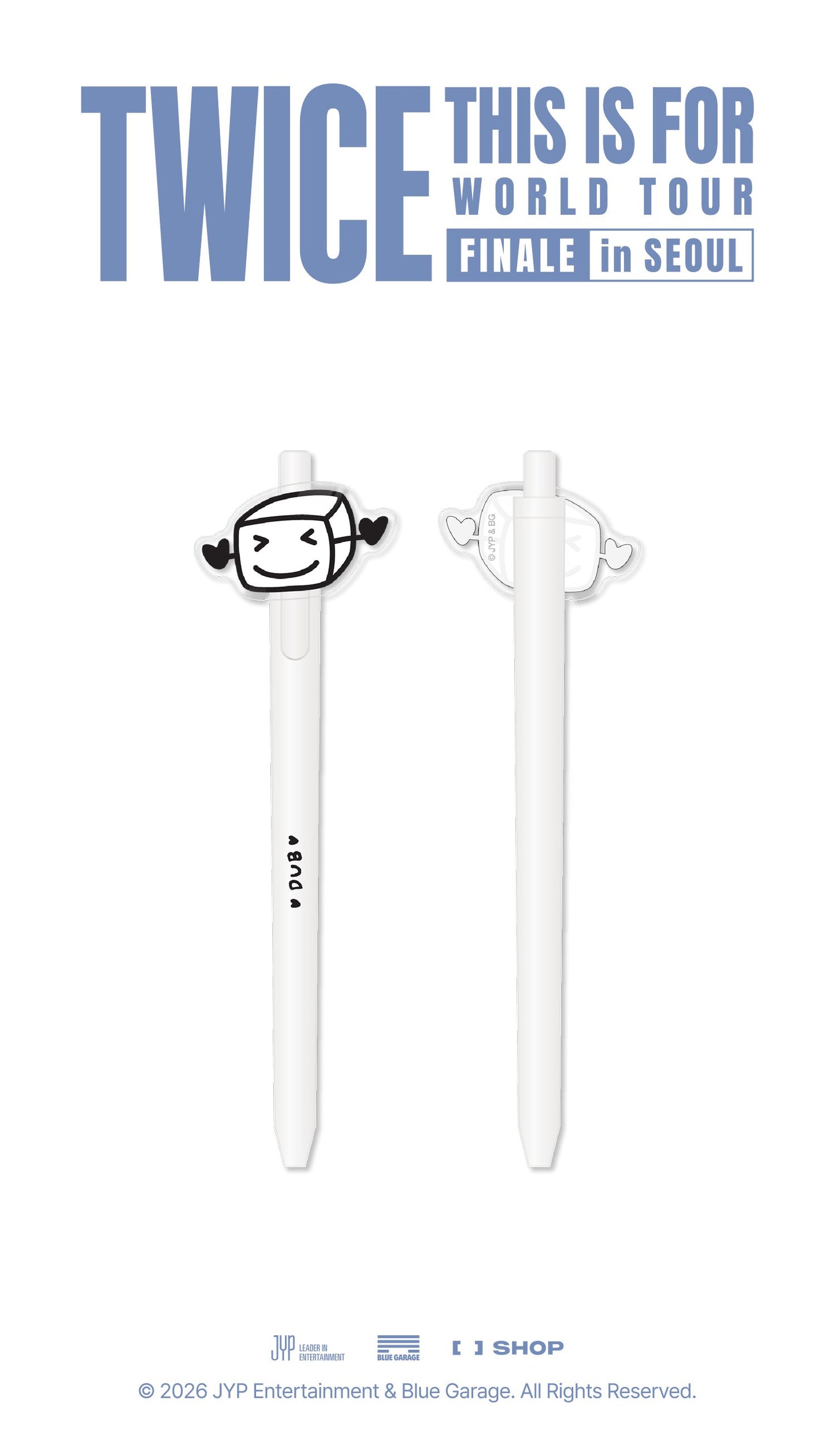 [PREORDER 25/7 CLOSED] TWICE <THIS IS FOR> WORLD TOUR FINALE DAHYEON DUB GEL PEN (12 POINTS)