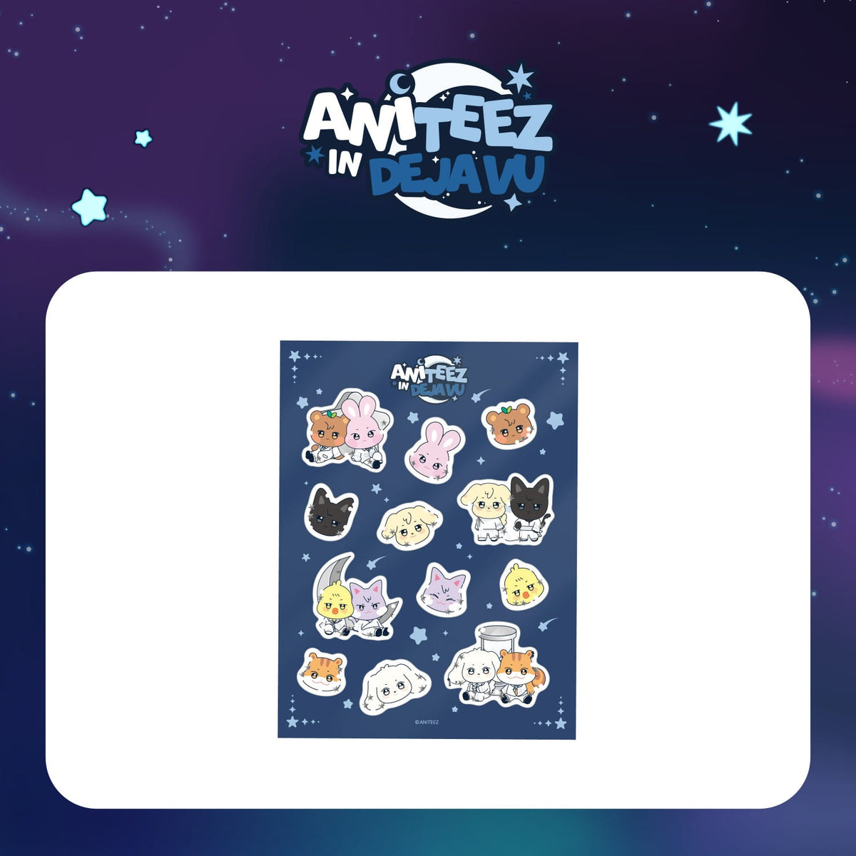 [PREORDER 4/9 CLOSED] ATEEZ [ANITEEZ IN Deja Vu] WATER 3D STICKER