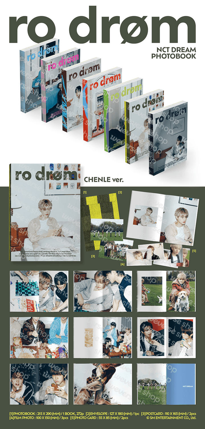 [PREORDER 7/4 CLOSED] NCT DREAM <Ro drøm> PHOTOBOOK