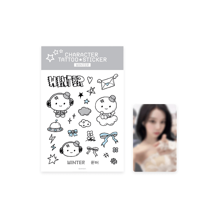 【预购已于1月9日结束】AESPA<synk aexis line :="">纹身贴纸套装</synk>