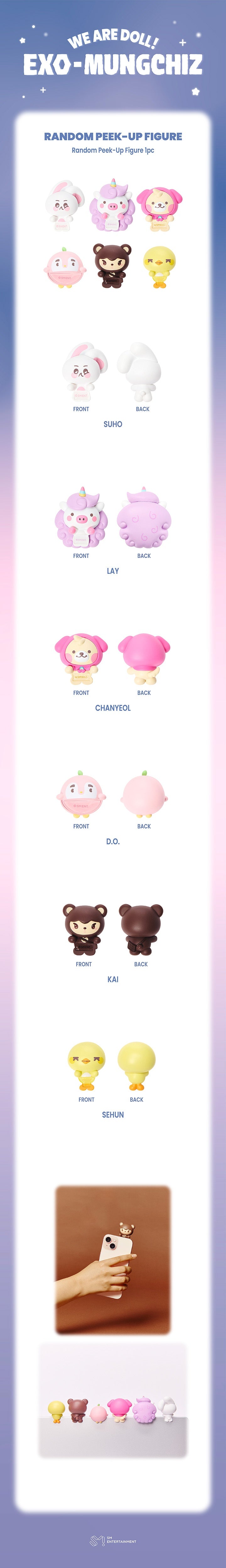[PREORDER 7/8 CLOSED] EXO <We are DOLL! EXO-MUNGCHIZ> RANDOM PEEK-UP FIGURE