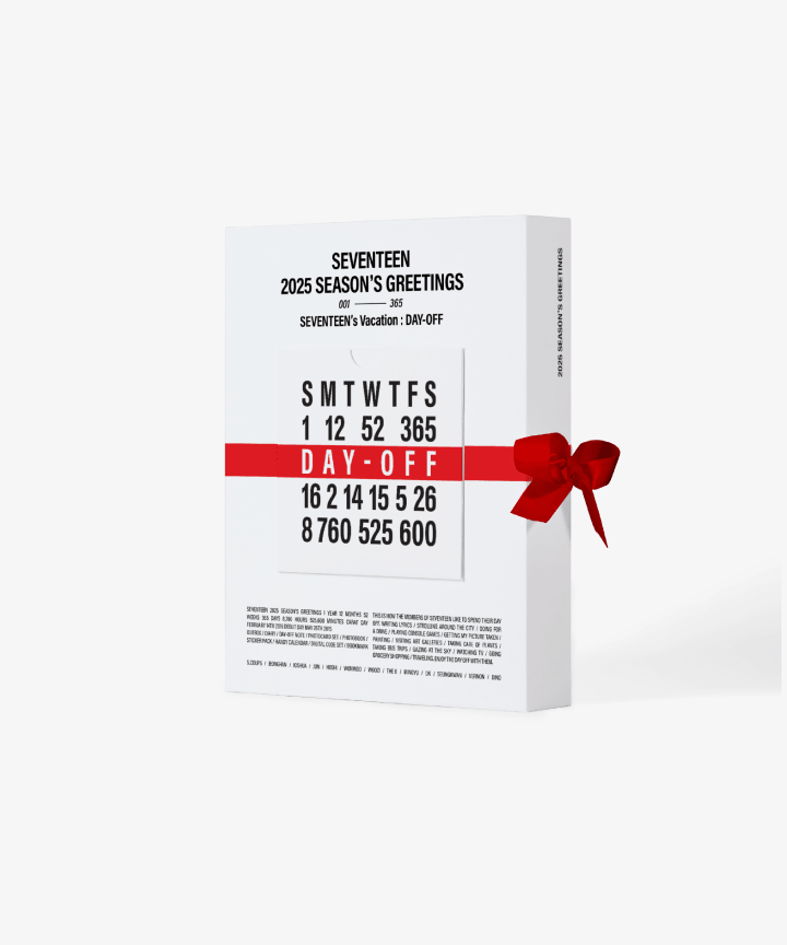 [PREORDER] SEVENTEEN <SEVENTEEN's Vacation: DAY-OFF>  2025 SEASON'S GREETINGS