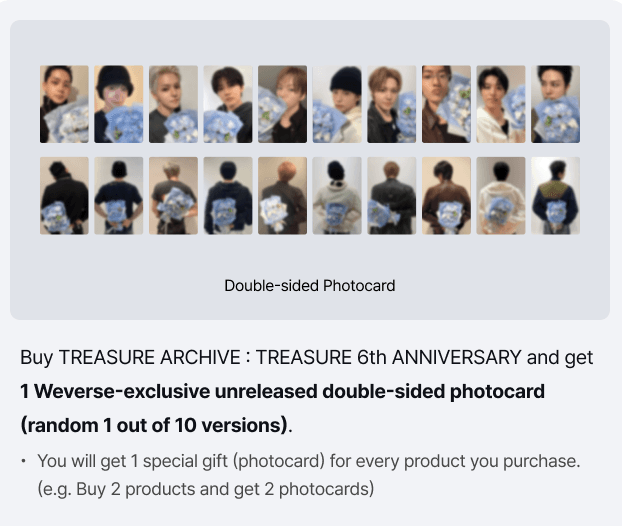 [PREORDER] TREASURE <TREASURE ARCHIVE : TREASURE 6th ANNIVERSARY>
