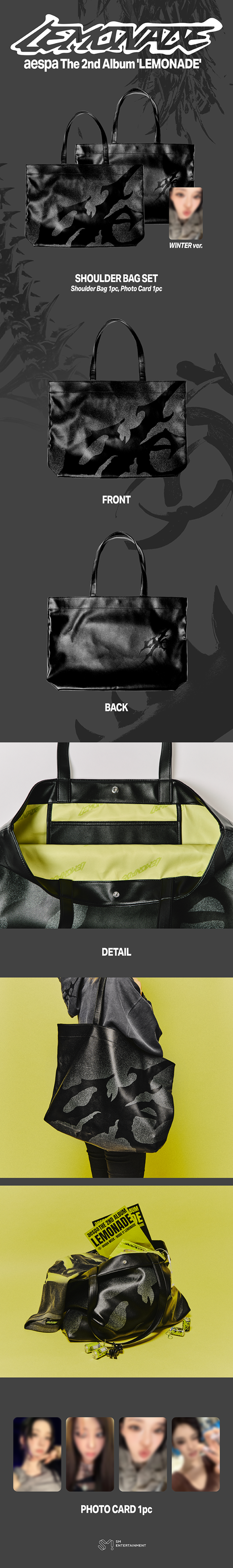 [PREORDER 13/6 CLOSE] AESPA <MAKE IT LEMONADE> OFFICIAL MD SHOULDER BAG SET