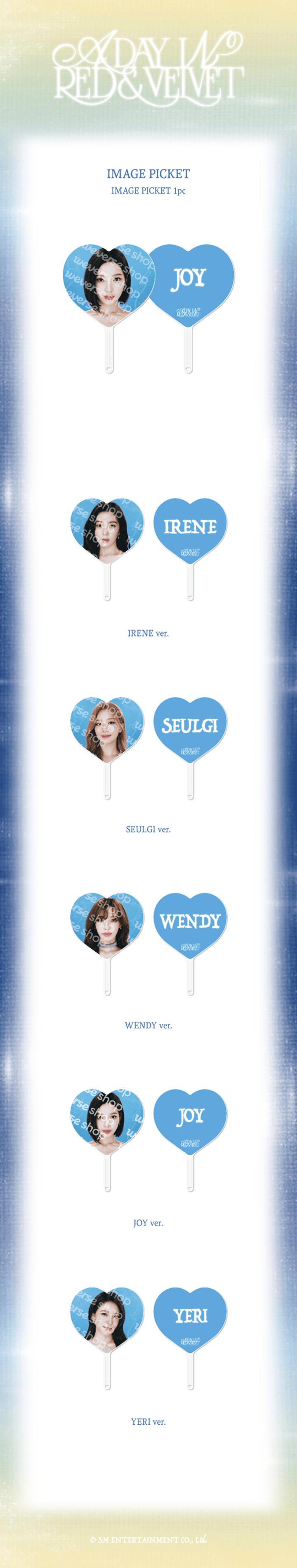 [PREORDER] RED VELVET <A Day in Red & Velvet> FAN-CON IMAGE PICKET