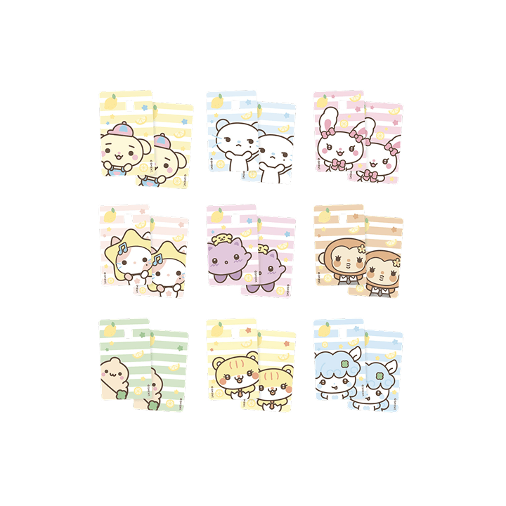 [PREORDER 20/7 CLOSED] HEARTS2HEARTS <LEMON TANG> OFFICIAL MERCH CARD COVER STICKER SET