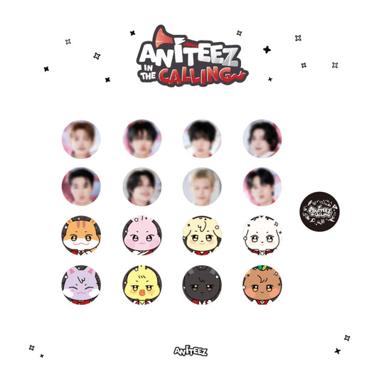 [PREORDER 20/9 CLOSED] ATEEZ <ANITEEZ IN THE CALLING> RANDOM - CAN BADGE