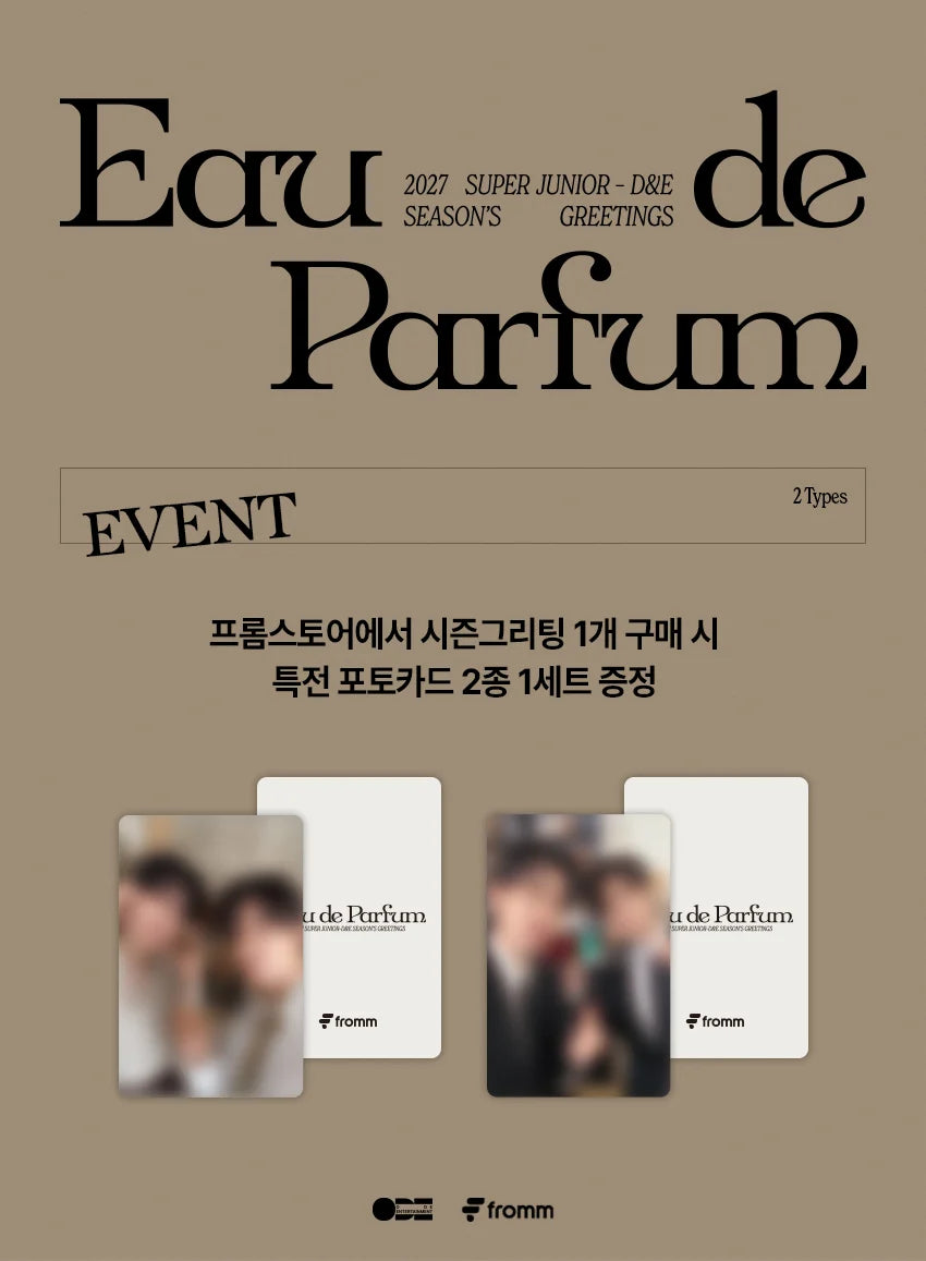 SUPER JUNIOR D&E [Eau de Parfum] 2027 SEASON'S GREETINGS FROMM POB