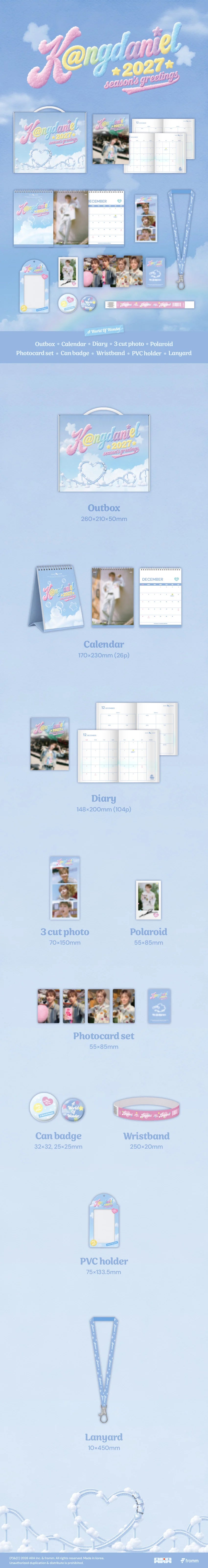 [PREORDER 20/10 CLOSED] KANG DANIEL 2027 SEASON'S GREETINGS