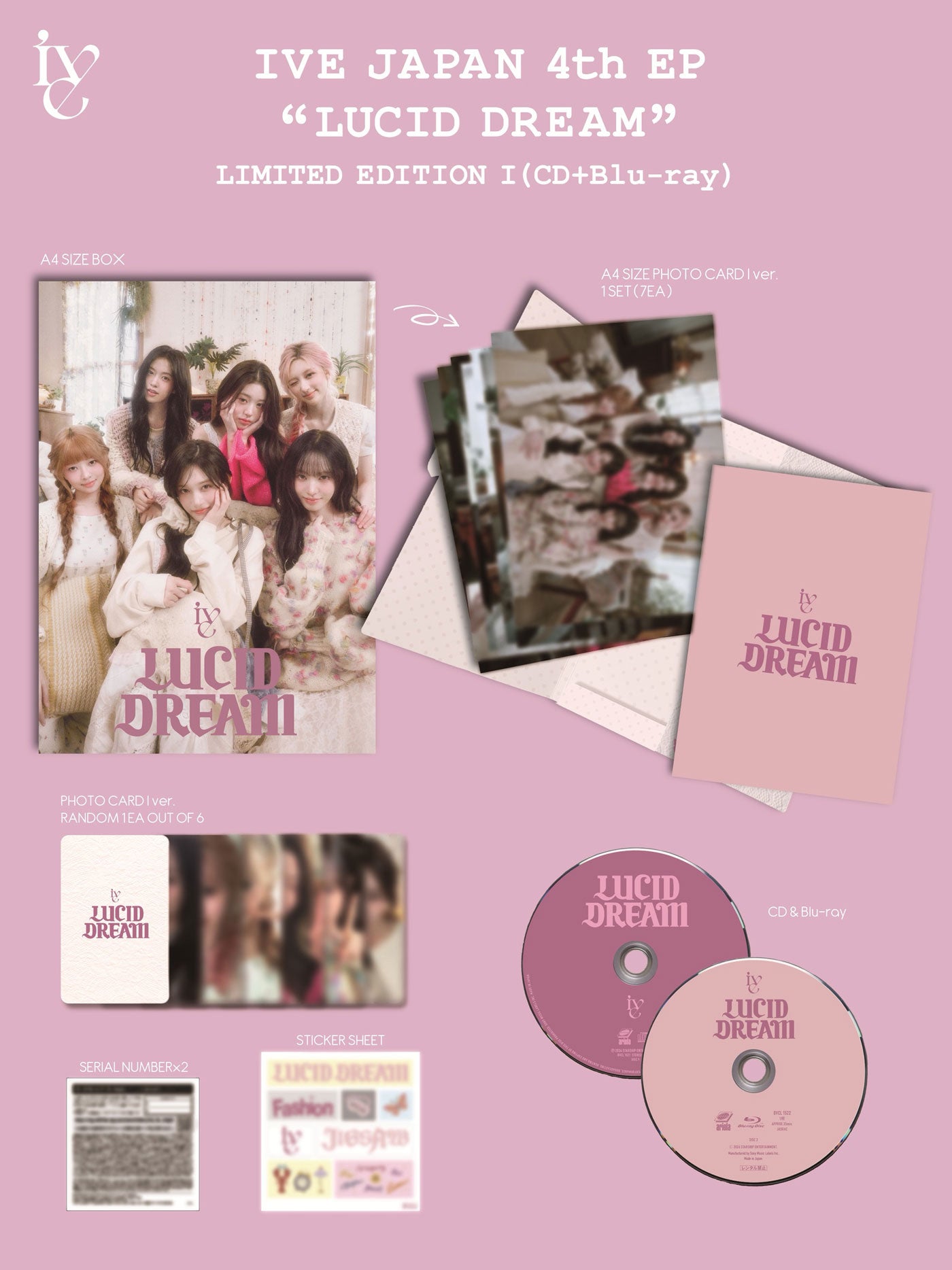 [PREORDER] IVE <LUCID DREAM> JAPAN 4TH EP LIMITED EDITION I