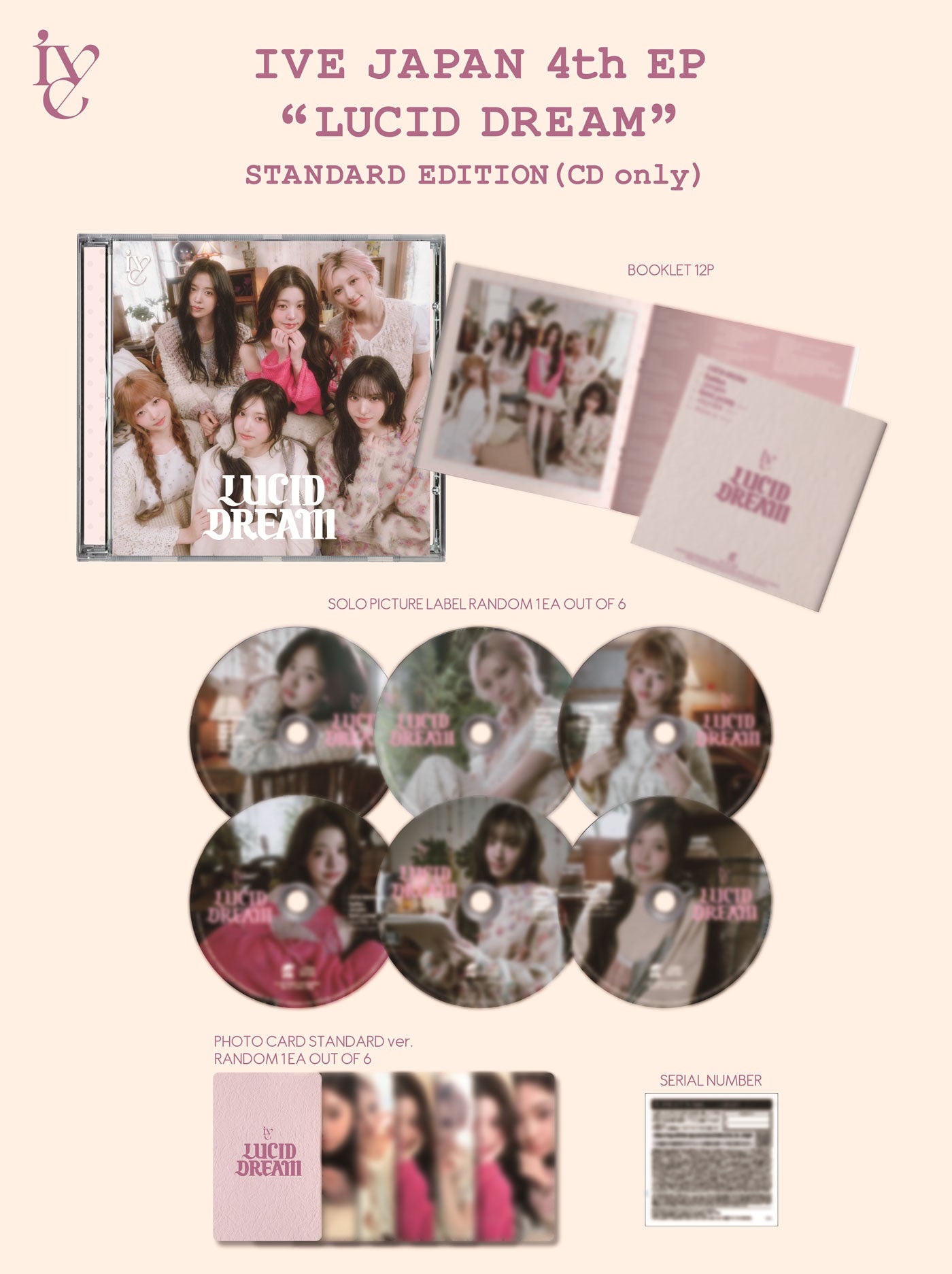 IVE <LUCID DREAM> JAPAN 4TH EP STANDARD EDITION
