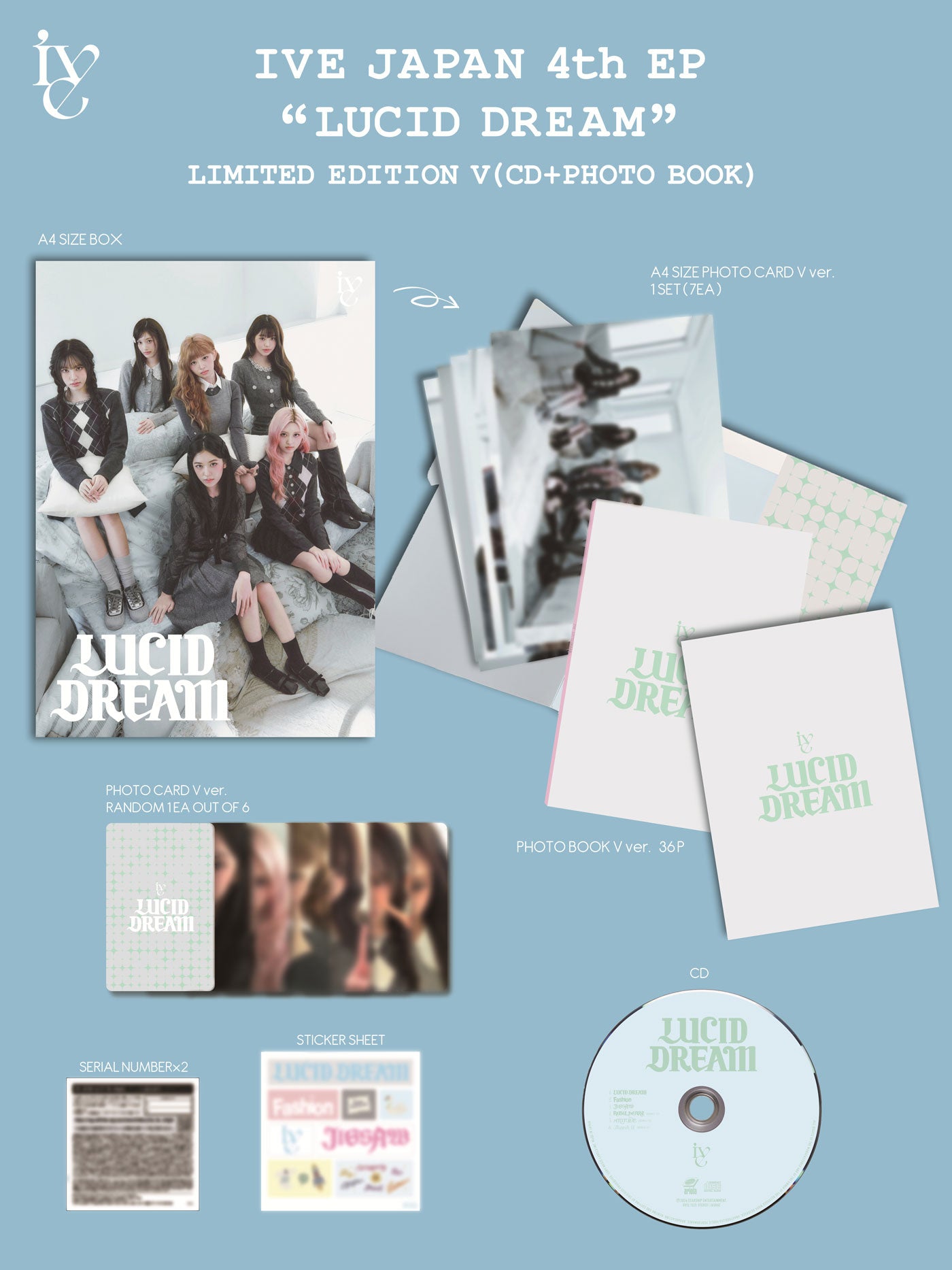 [PREORDER] IVE <LUCID DREAM> JAPAN 4TH EP LIMITED EDITION V