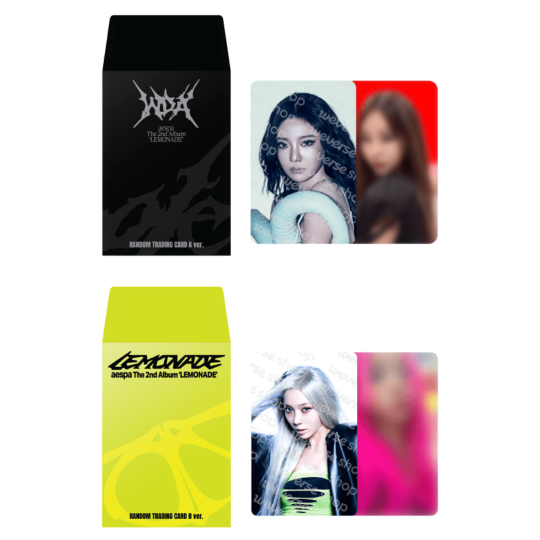 AESPA <MAKE IT LEMONADE> OFFICIAL MD RANDOM TRADING CARD