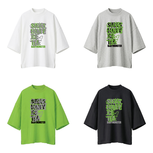 [PREORDER] BABYMONSTER <SUGAR HONEY ICE TEA> JAPAN MD Graphic Big T-Shirt