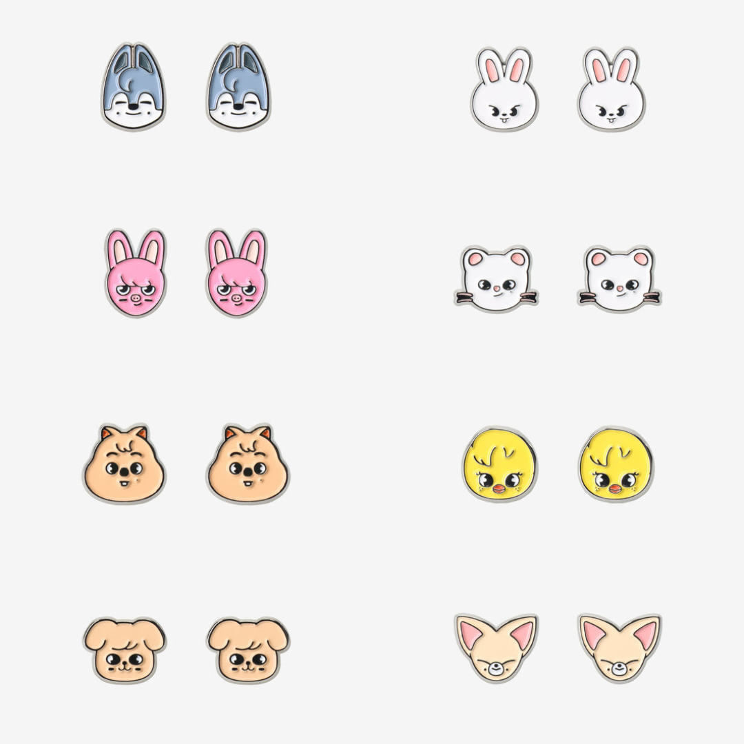[PREORDER] STRAY KIDS <RUN IT JAPAN> OFFICIAL GOODS EARRINGS（2PIECES）