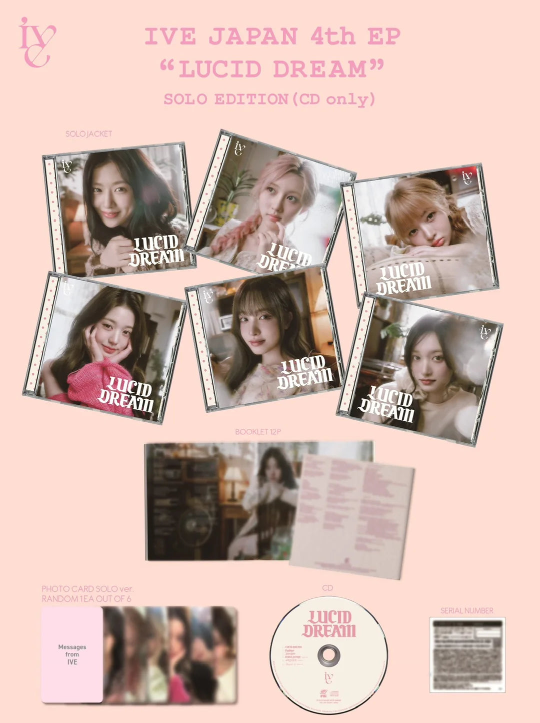 IVE <LUCID DREAM> JAPAN 4TH EP SOLO EDITION