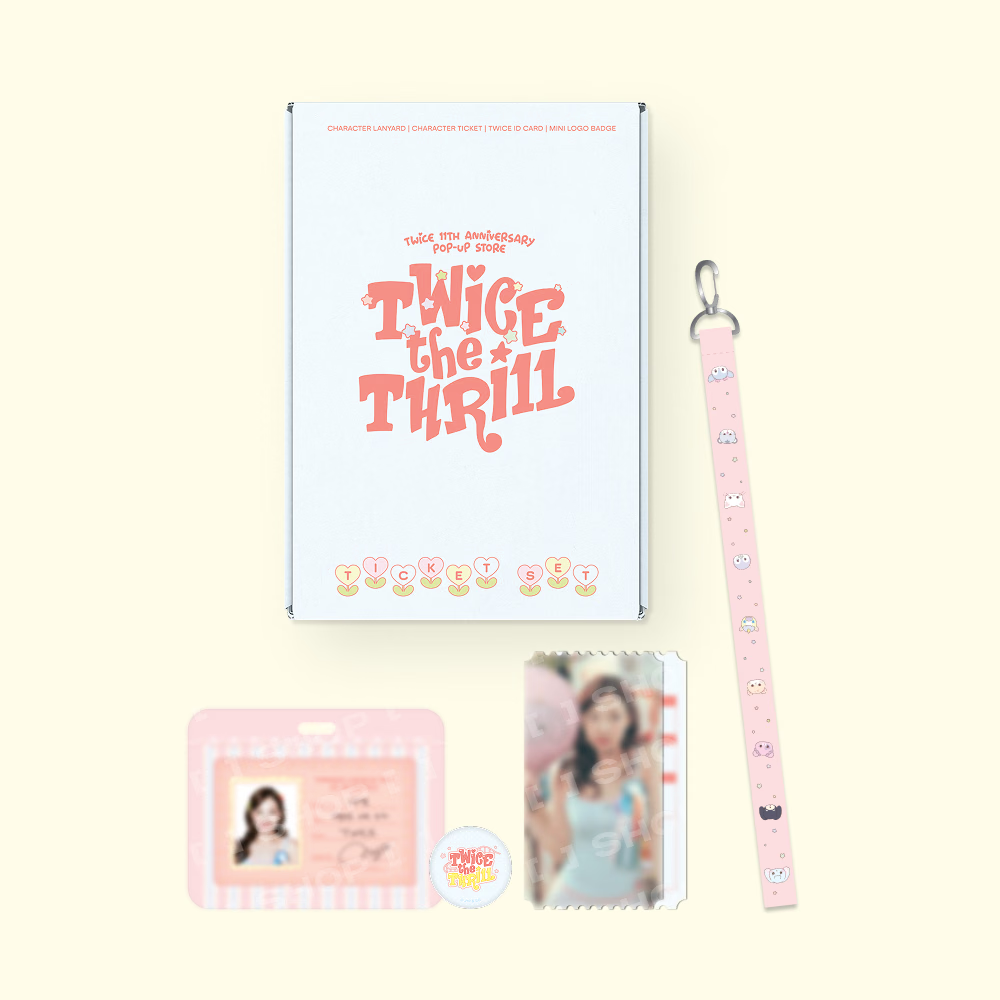 [OFFLINE PROXY 19/10 CLOSED] TWICE [TWICE THE THRILL] 11TH ANNIVERSARY POP-UP STORE TWICE LAND TICKET SET
