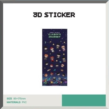 [PREORDER OFFLINE PROXY] G-DRAGON <G: A BOY'S JOURNEY> OFFICIAL MERCH 3D STICKER