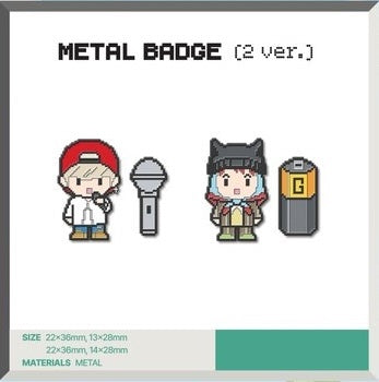 [PREORDER OFFLINE PROXY] G-DRAGON <G: A BOY'S JOURNEY> OFFICIAL MERCH METAL BADGE (2 ver.)
