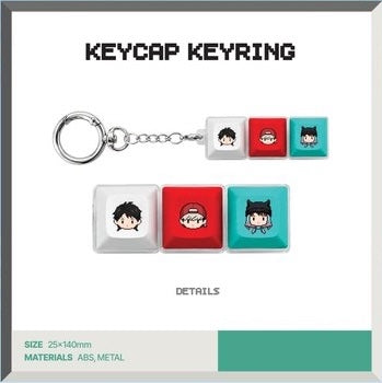 [PREORDER OFFLINE PROXY] G-DRAGON <G: A BOY'S JOURNEY> OFFICIAL MERCH KEYCAP KEYRING