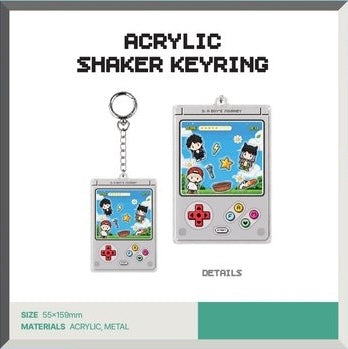 [PREORDER OFFLINE PROXY] G-DRAGON <G: A BOY'S JOURNEY> OFFICIAL MERCH ACRYLIC SHAKER KEYRING
