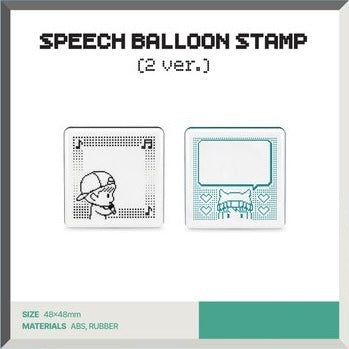 [PREORDER OFFLINE PROXY] G-DRAGON <G: A BOY'S JOURNEY> OFFICIAL MERCH SPEECH BALLOON STAMP (2 ver.)