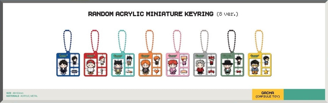 [PREORDER OFFLINE PROXY] G-DRAGON <G: A BOY'S JOURNEY> OFFICIAL MERCH RANDOM ACRYLIC MINIATURE KEYRING (8 ver.)