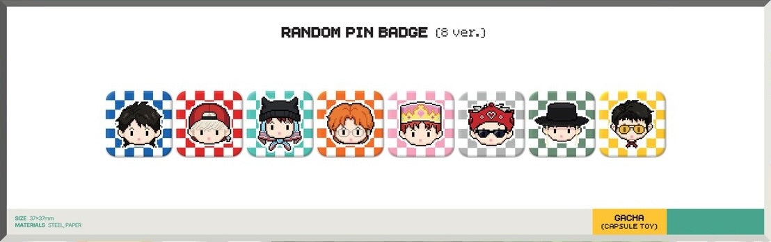 [PREORDER OFFLINE PROXY] G-DRAGON <G: A BOY'S JOURNEY> OFFICIAL MERCH RANDOM PIN BADGE (8 ver.)