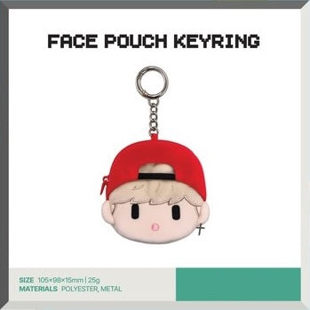 [PREORDER OFFLINE PROXY] G-DRAGON <G: A BOY'S JOURNEY> OFFICIAL MERCH FACE POUCH KEYRING