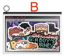 [PREORDER OFFLINE PROXY] G-DRAGON <G: A BOY'S JOURNEY> OFFICIAL MERCH STICKER PACK (2 ver.)