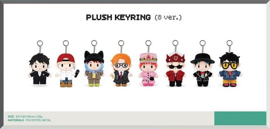 [PREORDER OFFLINE PROXY] G-DRAGON <G: A BOY'S JOURNEY> OFFICIAL MERCH PLUSH KEYRING (8 ver.)\