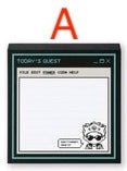 [PREORDER OFFLINE PROXY] G-DRAGON <G: A BOY'S JOURNEY> OFFICIAL MERCH MEMO PAD (2 ver.)