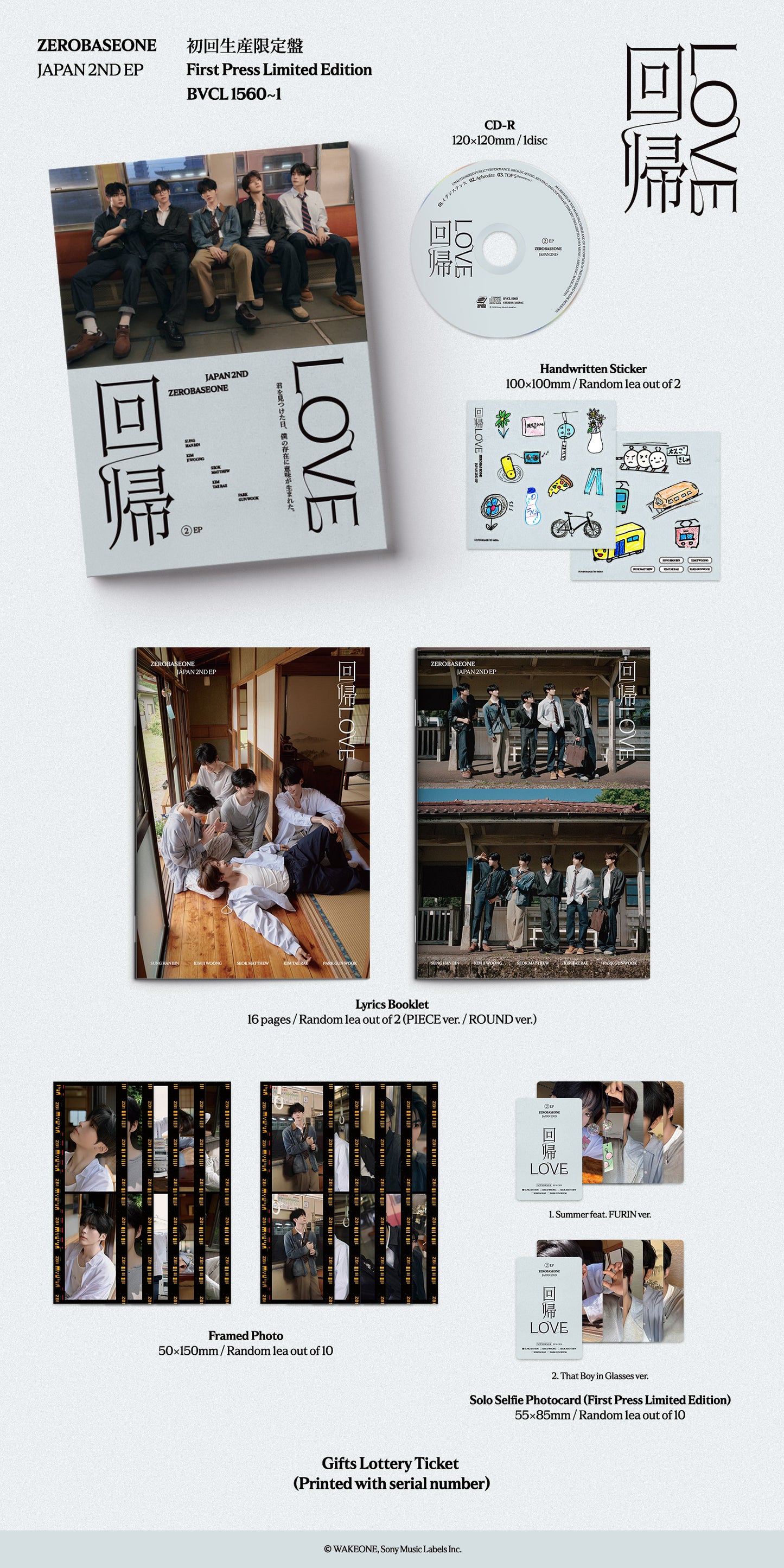 [PREORDER] ZEROBASEONE [回帰LOVE] First Press Limited Edition