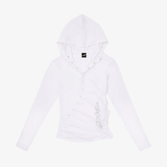 [PREORDER] STRAY KIDS [RUN IT JAPAN] HOOD LONG SLEEVE T-SHIRT WHITE