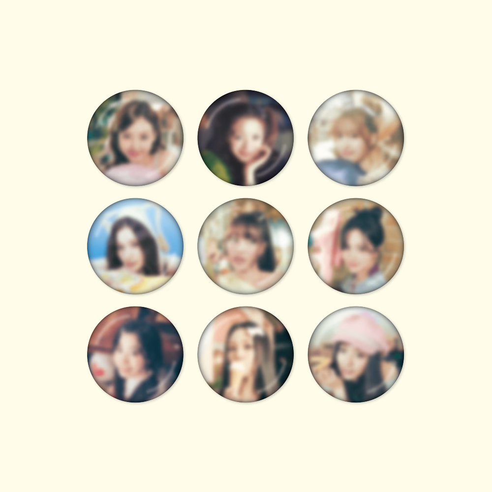 [OFFLINE PROXY 19/10 CLOSED] TWICE [TWICE THE THRILL] 11TH ANNIVERSARY POP-UP STORE SECRET CAN BADGE