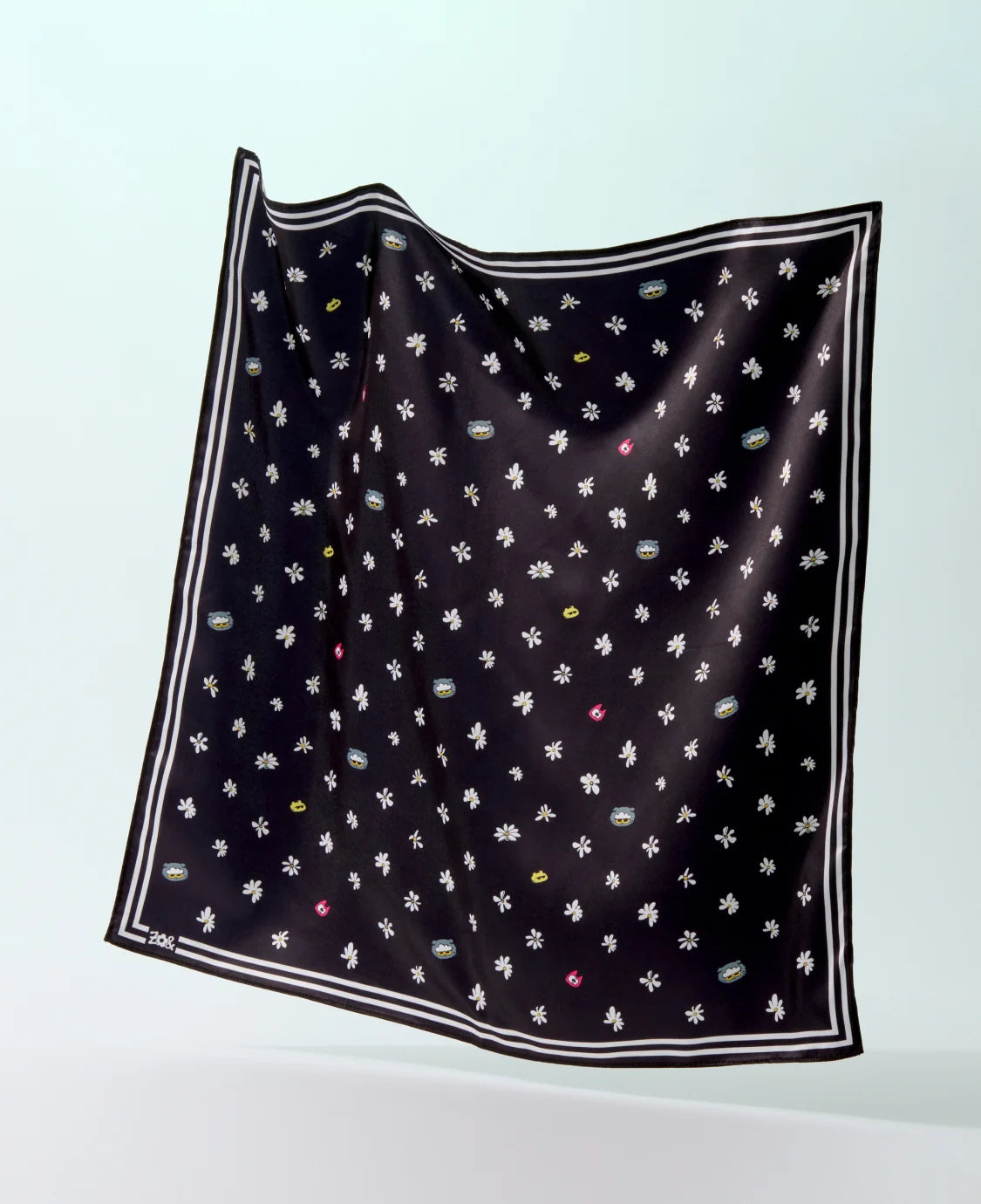 [PREORDER] G-DRAGON <ZO&FRIENDS ZOA CROWN EDITION> SCARF SIGNATURE (BLACK)