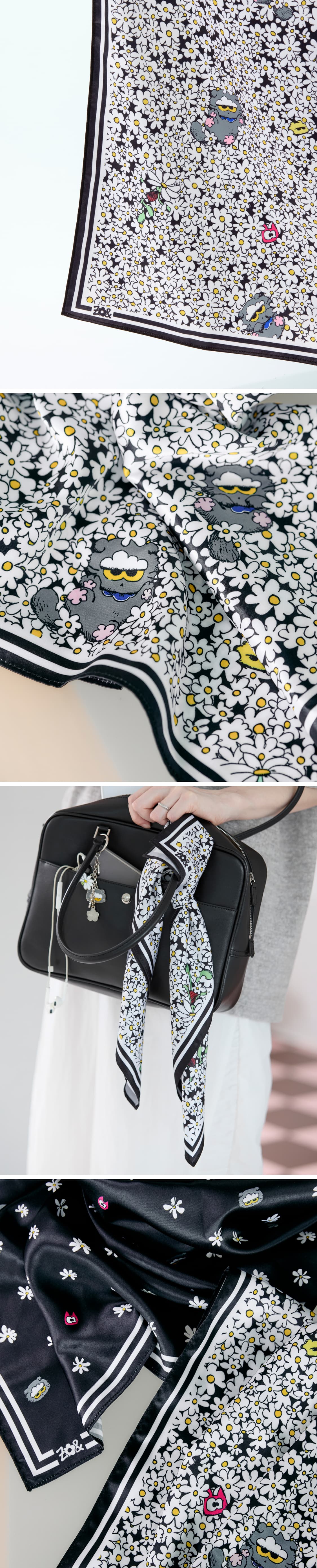 [PREORDER] G-DRAGON <ZO&FRIENDS ZOA CROWN EDITION> SCARF SIGNATURE (WHITE)